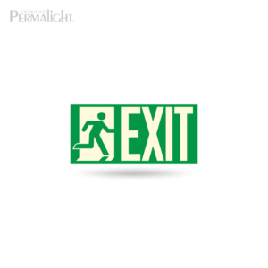 Photoluminescent Combined EXIT Sign