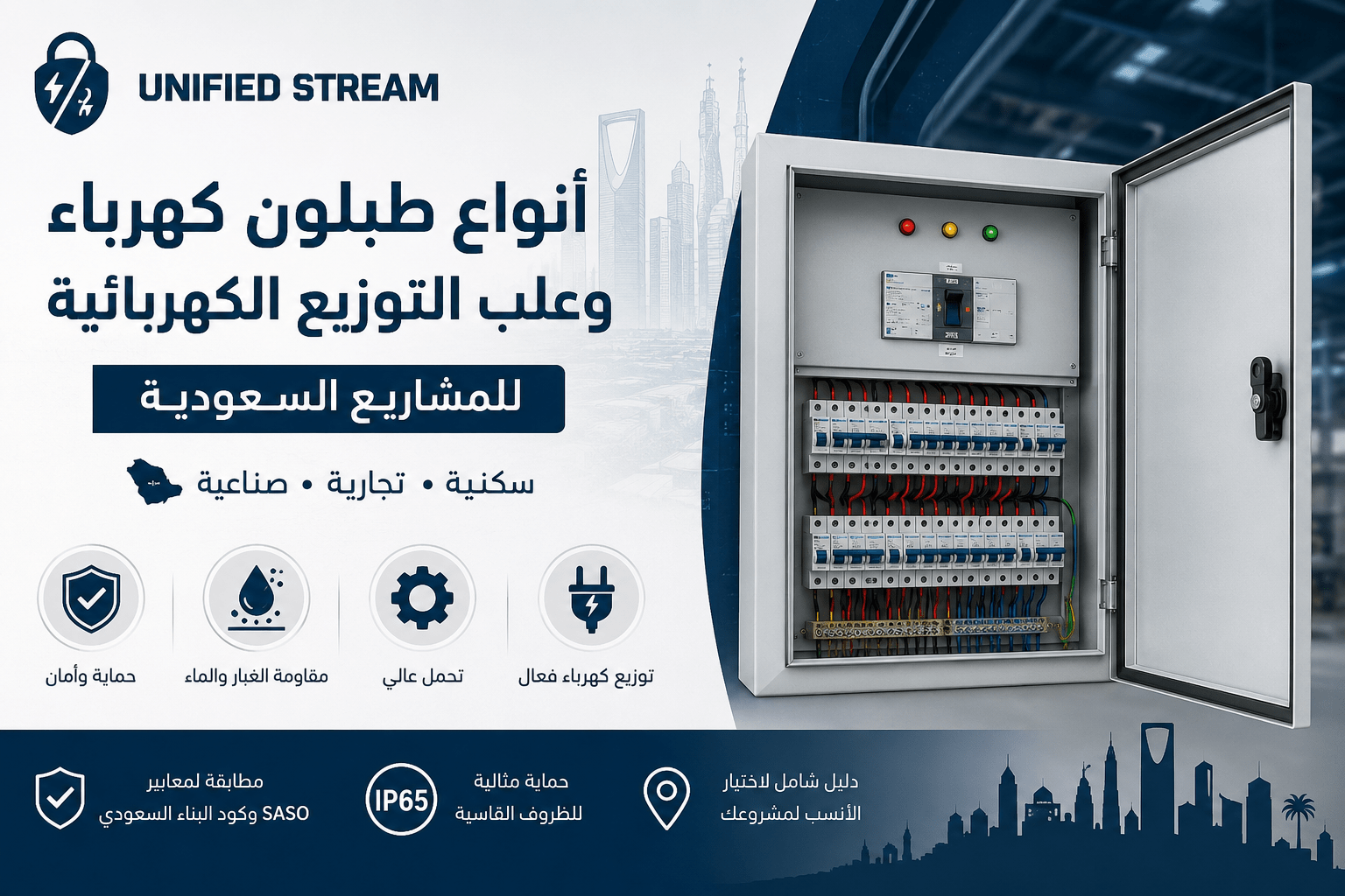 أنواع علب التوزيع الكهربائية أنواع طبلون كهرباء وعلب التوزيع الكهربائية للمشاريع السعودية